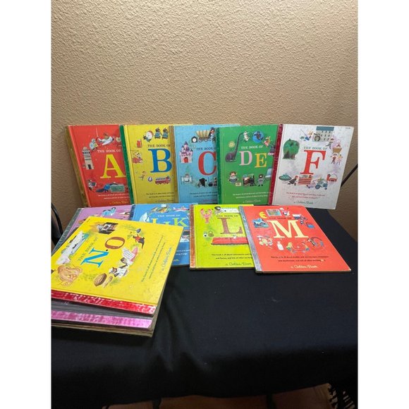 The Golden Book Set Of Alphabet A To Z 1965 Original Set Of 16 - Picture 11 of 15